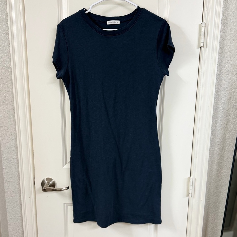Navy Blue Mini Dress
